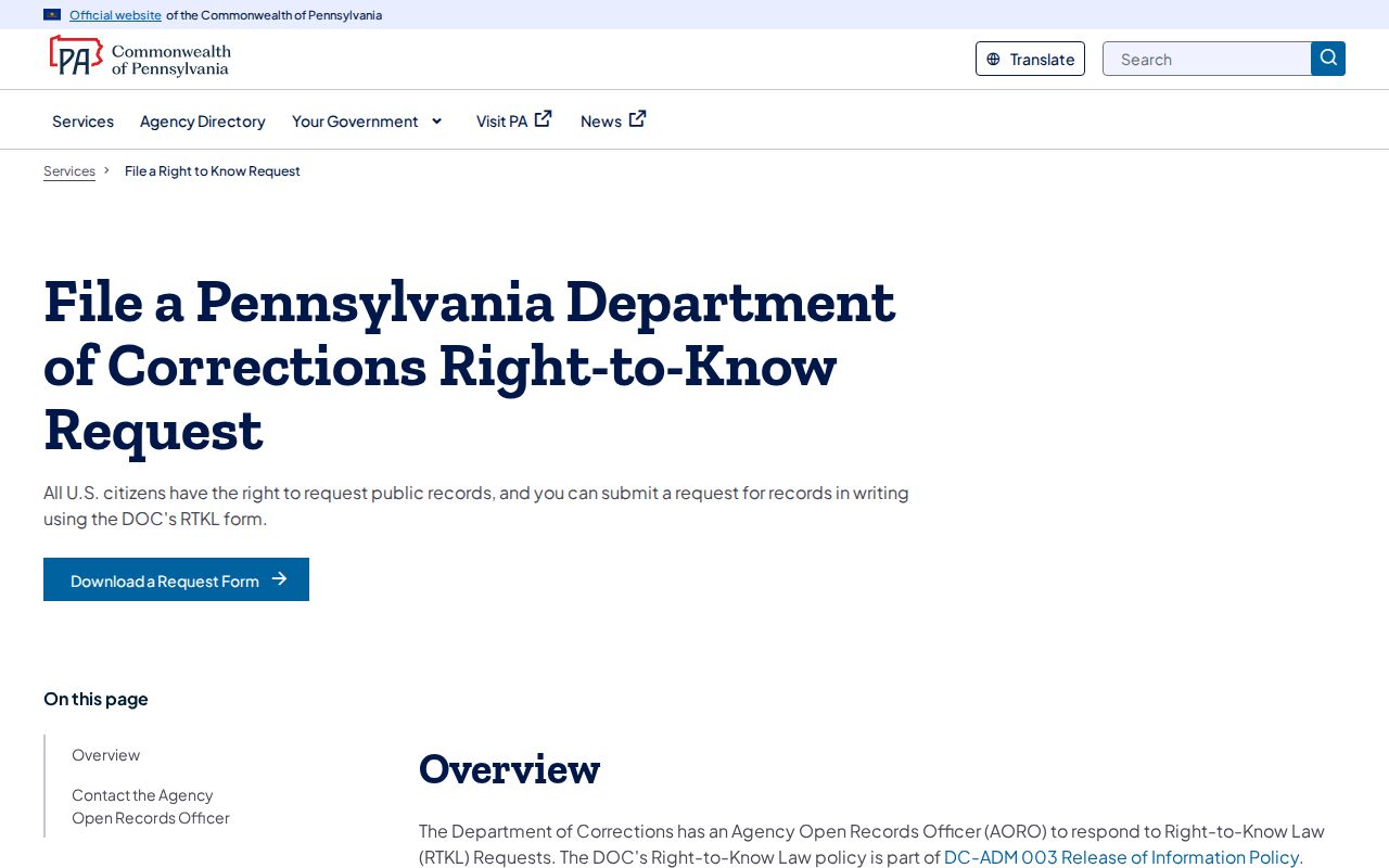 PA DOC records request source for Delaware County released inmate photos